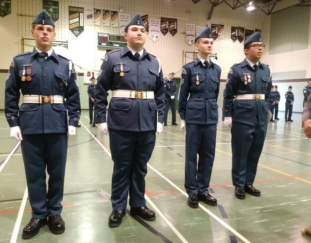 Les Cadets de l'air de Thetford nouvellement localisés au centre-ville